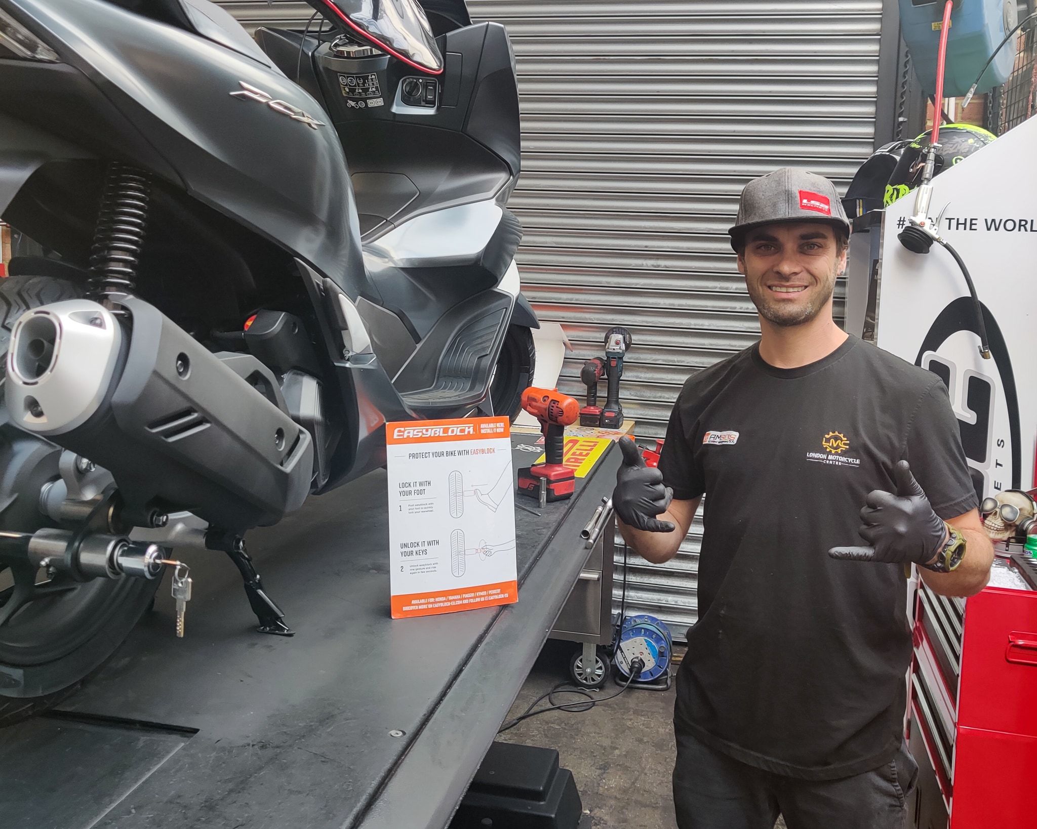 Developing a new EasyBlock scooter lock  - PCX 2021 Edition