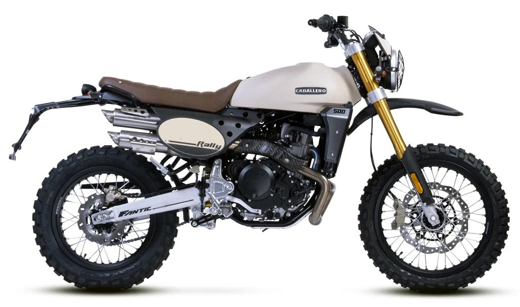 Caballero Rally 500 - White - Brown - 2022 - Lock